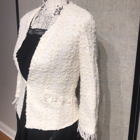 ALEXIS Intermix Wool Silk Tweed Textured minimalist Fartchet Vintage cottage raw - Picture 1 of 8